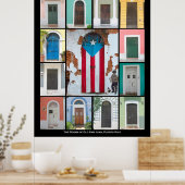 Poster Portes du Vieux San Juan 2 (Cuisine)