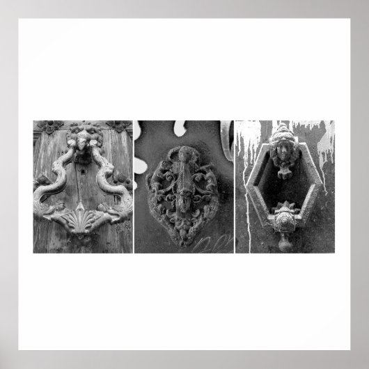 Poster Portes Knockers, Barcelone (Devant)