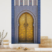 Poster Portes Ornées Du Palais Du Roi (Cuisine)