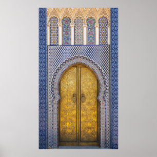 Poster Portes Ornées Du Palais Du Roi