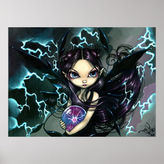 Poster Porteur de foudre ART PRINT Fée de l'orage (Devant)
