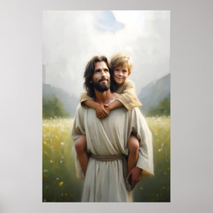 Poster Portez-Moi Jésus et Enfant Jésus et Enfants Chréti