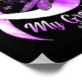 Poster Portez Violet En Mémoire De Mon Grand-Fils Surdose (Coin)