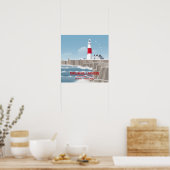 Poster Portland Bill Lighthouse (Cuisine)
