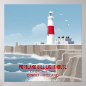 Poster Portland Bill Lighthouse (Devant)