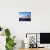 Poster Portland Breakwater Light (Bug Light) 11x14 Imprim (Bureau à domicile)