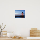 Poster Portland Breakwater Light (Bug Light) 11x14 Imprim (Cuisine)