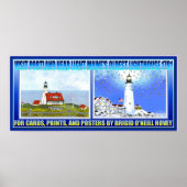 Poster Portland Head Light FALL ET HIVER 3 UTILISER CELUI (Devant)