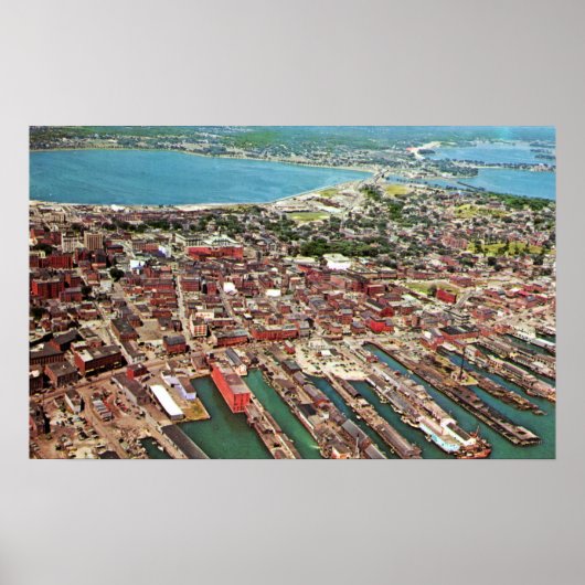 Poster Portland, Maine Début des années 1960 (Devant)