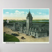 Portland, MaineVue extérieure de la gare Union