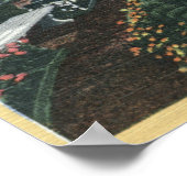 Poster Portland, Oregon - Cour italienne formelle (Coin)