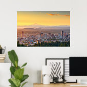 Poster Portland, Oregon, États-Unis (Bureau à domicile)