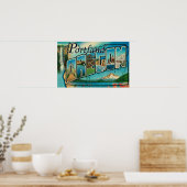 Poster Portland, OregonGrandes lettres Scènes 2 (Cuisine)