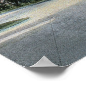 Poster Portland, OregonVue d'un jardin Rose (Coin)