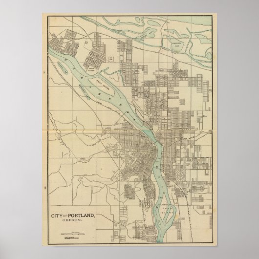 Poster Portland, Ou (Devant)