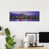 Poster Portland Skyline (Bureau à domicile)