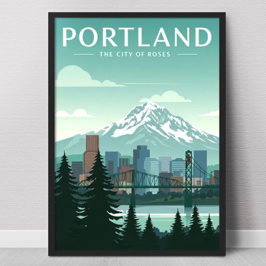 Poster Portland vintage