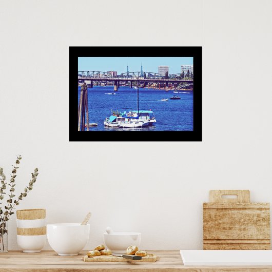 Poster Portland Waterfront (Cuisine)