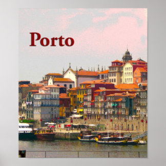 Poster Porto de l'autre côté du Douro