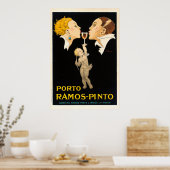Poster Porto Ramos Pinto par René Vincent - Français Vint (Cuisine)