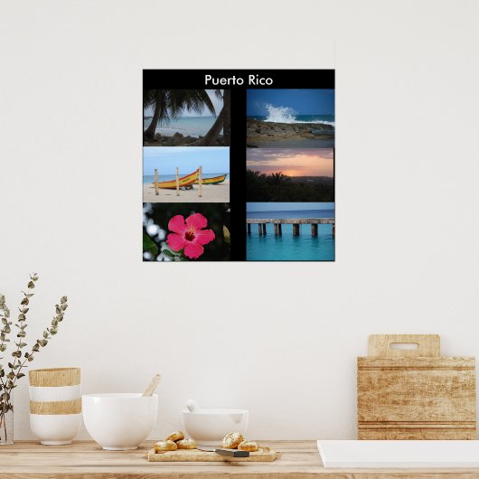 Poster Porto Rico (Cuisine)