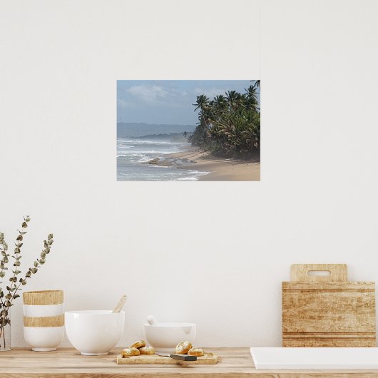 Poster Porto Rico Beach (Cuisine)