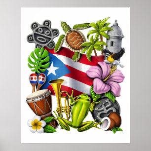 Poster Porto Rico Boricua Pride