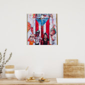 Poster Porto Rico Street Art (Cuisine)