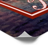 Poster Portofino, Italia - Effet Peinture (Coin)