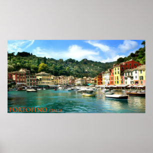 Poster portofino Italie
