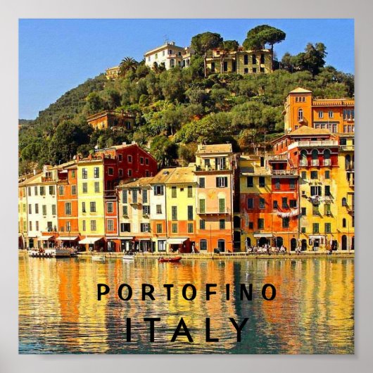 POSTER PORTOFINO ITALIE (Devant)