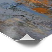 Poster portrait, abstraction, aquarelle, art, décoration (Coin)