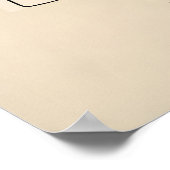 Poster Portrait Abstrait Double Visage Souriant de Picass (Coin)