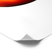 Poster Portrait Afro Noir Femme Aquarelle I (Coin)