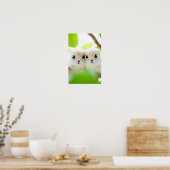 Poster Portrait aimant l'animal sauvage écureuil (Cuisine)