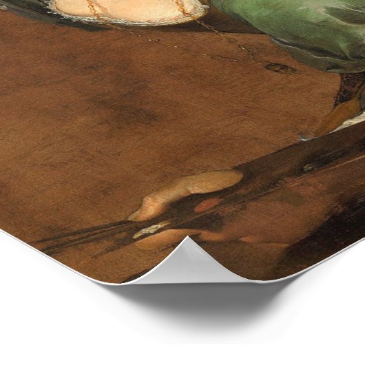 Poster Portrait Allégorie Peinture Artemisia Gentilesc (Coin)