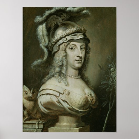 Poster Portrait Allégorique de la reine Christina de (Devant)