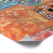 Poster Portrait Baronne Elisabeth Bacchofen Echt, Klimt (Coin)