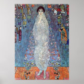 Poster Portrait Baronne Elisabeth Bacchofen Echt, Klimt (Devant)