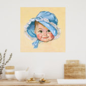 Poster Portrait bébé mignon (Cuisine)