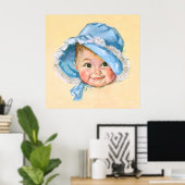 Poster Portrait bébé mignon (Bureau à domicile)