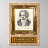 Poster Portrait Beethoven (Devant)