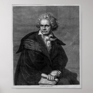 Poster Portrait Beethoven