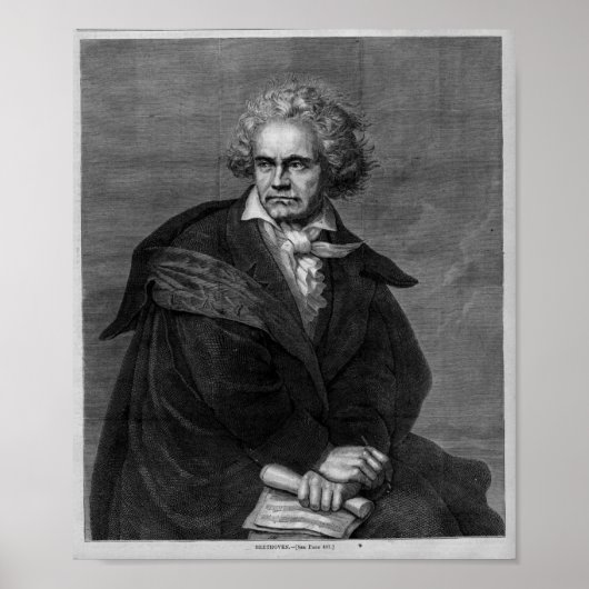 Poster Portrait Beethoven (Devant)