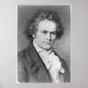 Poster Portrait Beethoven