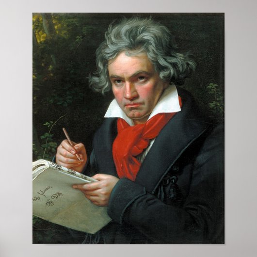 Poster Portrait Beethoven (Devant)