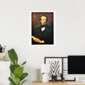 Poster Portrait Benjamin Disraeli (Bureau à domicile)