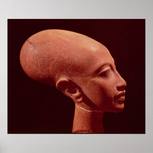 Poster Portrait buste d'une fille du roi Akhenaten
