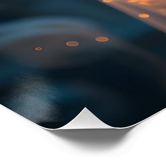 Poster Portrait céleste voilé (Coin)