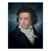Poster Portrait classique de Beethoven (Devant)